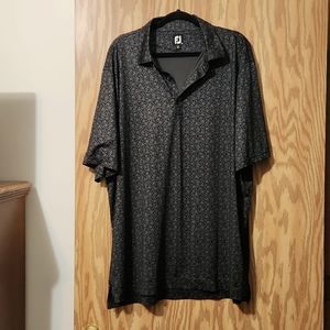 Mens 2xl FootJoy 3 button pull over polo shirt